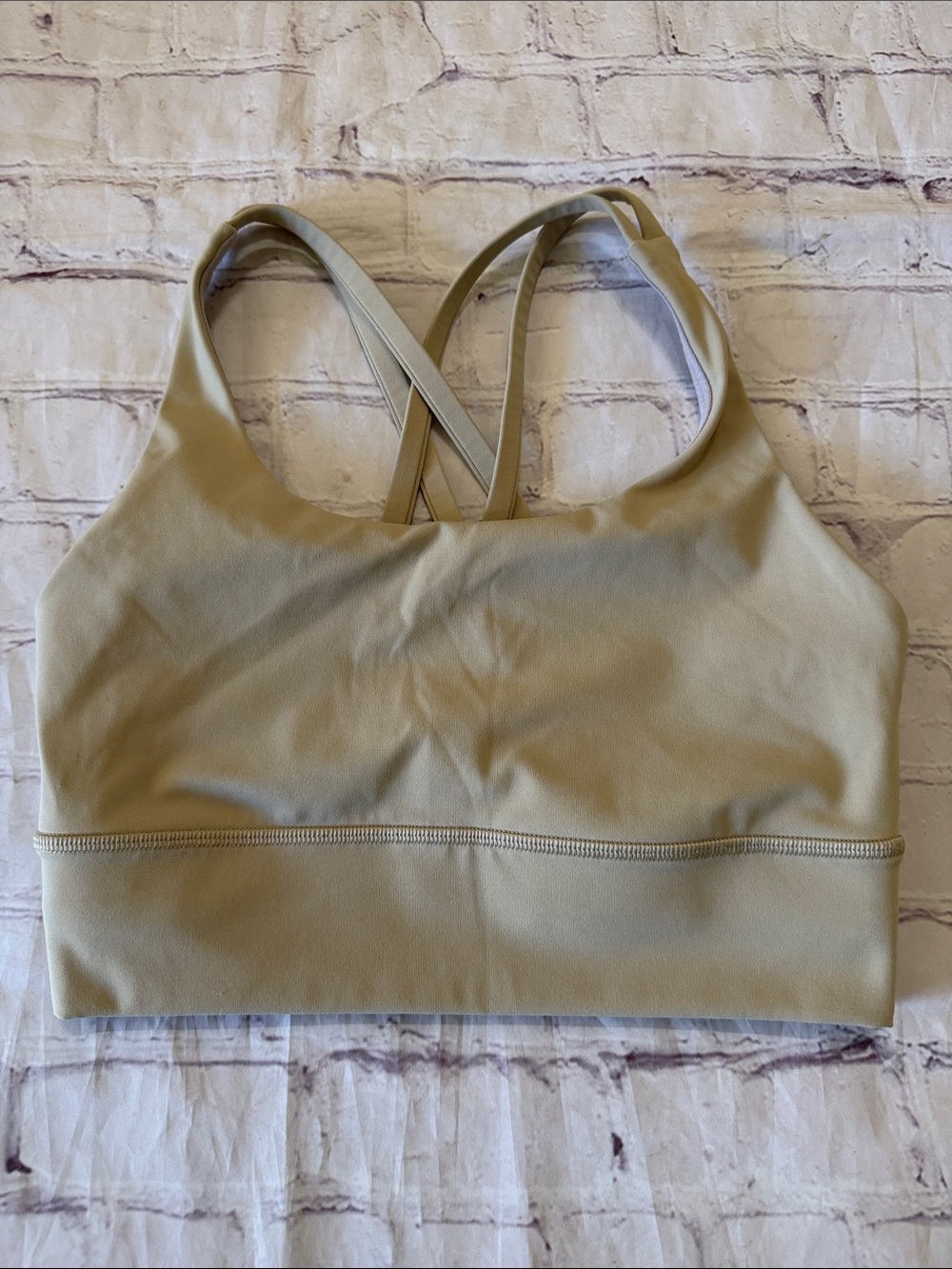 Lululemon Longline Energy Bra- Size 4 Small Tan Trench?
